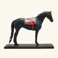 lladro english purebred horse sculpture large black