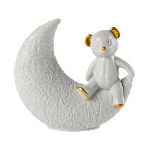 Teddy On The Moon Figurine, medium