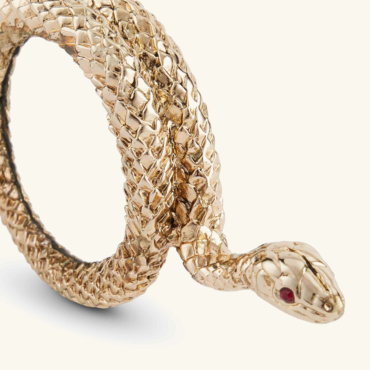 l objet snake magnifying glass small gold