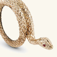 l objet snake magnifying glass small gold