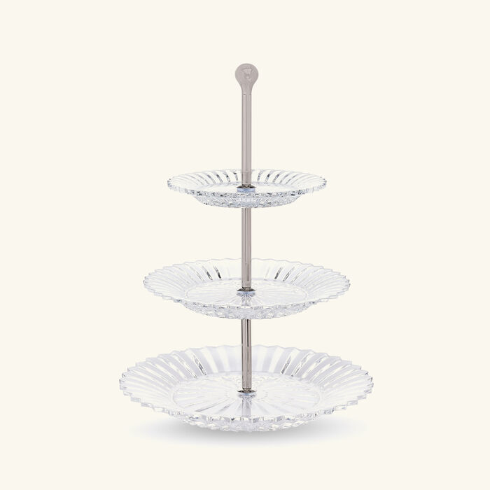 baccarat mille nuits cake stand clear