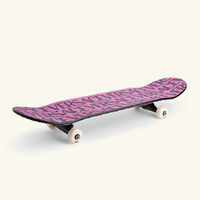 versace allover skateboard pink