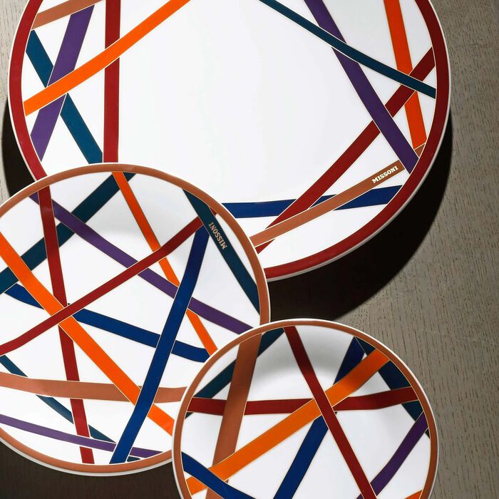 missoni home nastri bread butter plate round 15cm