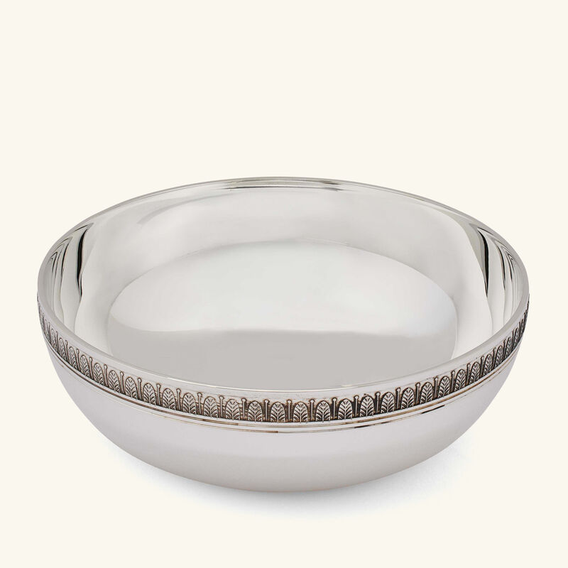 Malmaison Serving Bowl Round Silver Plated christofle malmaison serving bowl round silver plated