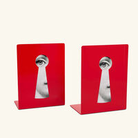 fornasetti rigato serratura vase medium red