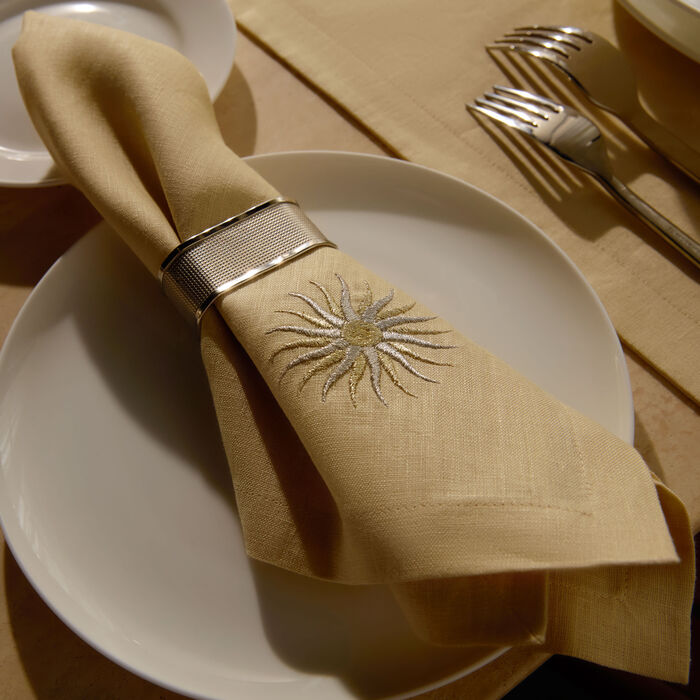 catherine denoual sunshine napkin beige