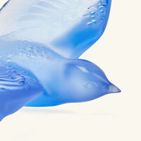 Swallow Sculpture Small Blue lalique swallow sculpture small blue