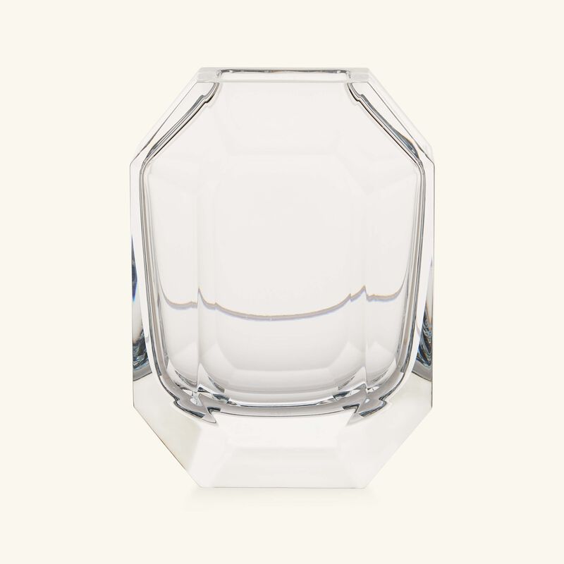 baccarat octogone bud vase small clear