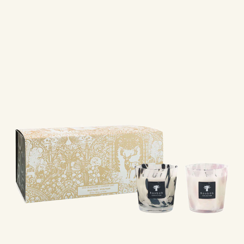 Pearls Duo Candle Max 08 Gift Set baobab collection pearls duo candle max 08 gift set