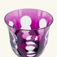 christofle kawali wine glass purple