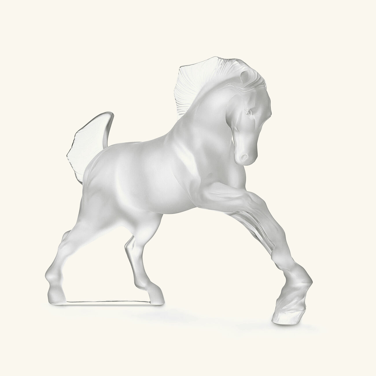 lalique horse sculpture medium clear