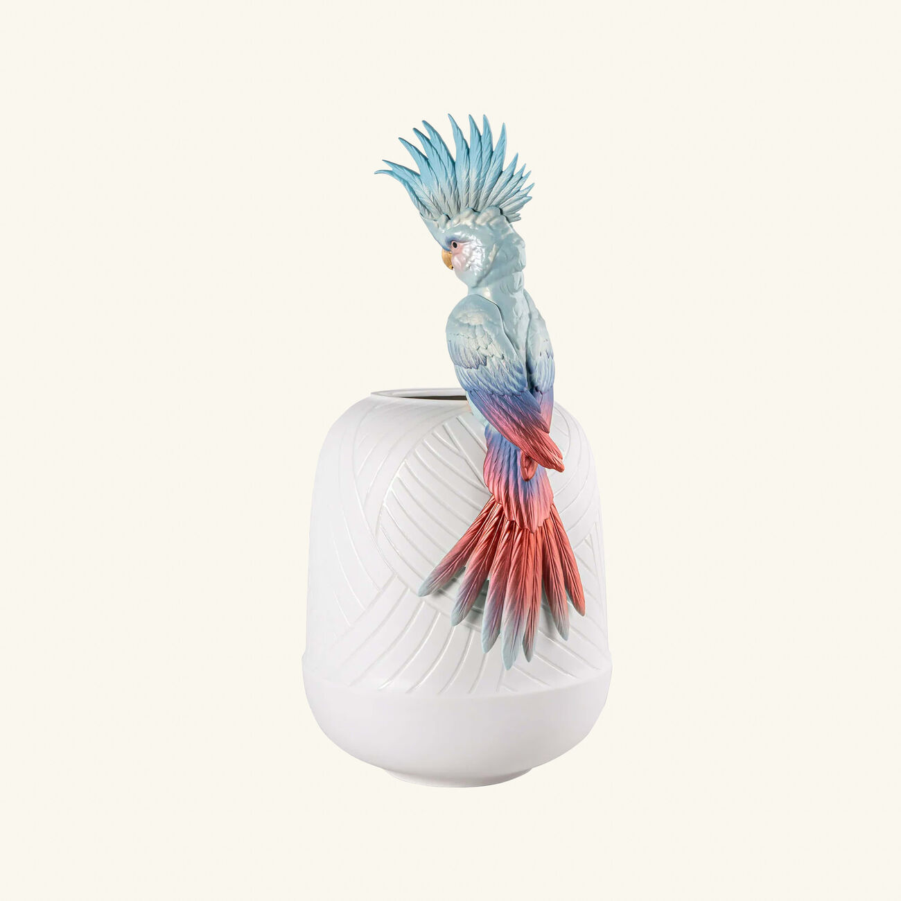 Cockatoo Vase Large White lladro cockatoo vase large white