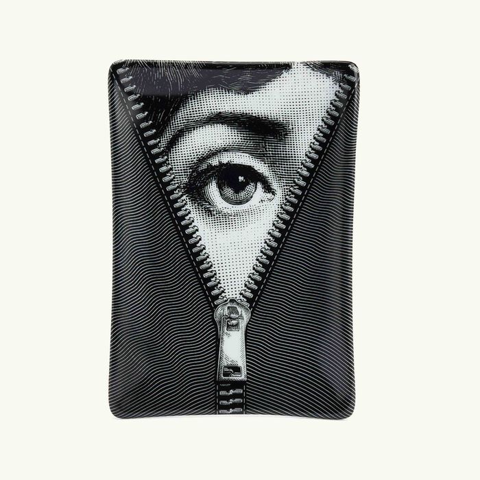 fornasetti tema e variazioni no 401 ashtray rectangular small black