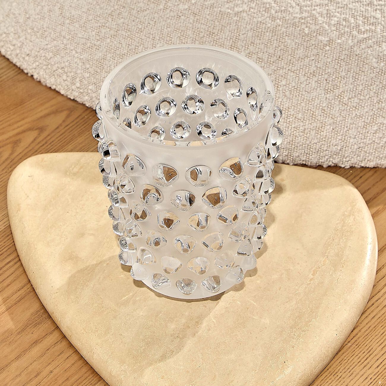 Iconic Mossi Vase Medium Clear lalique iconic mossi vase medium clear