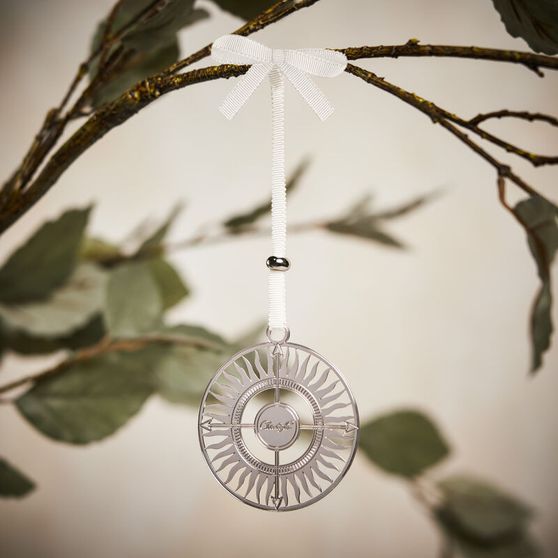 christofle r ve cosmique sun ornament no 1 mini silver plated