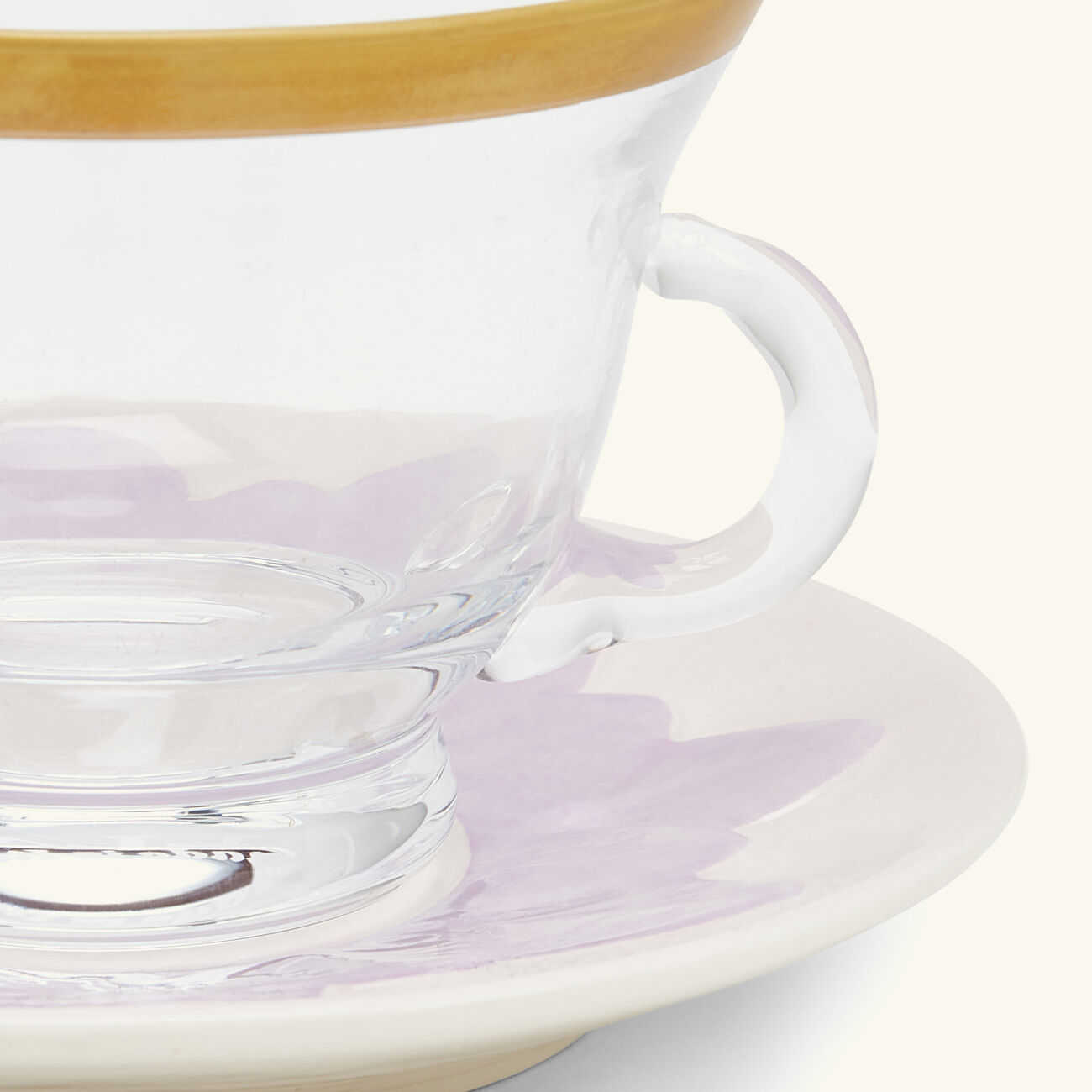 villari peacock cappuccino cup saucer gold
