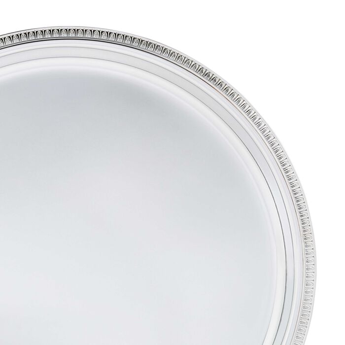 christofle malmaison serving tray round medium silver plated