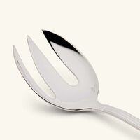 christofle aria salad serving fork silver plated