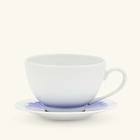 bernardaud in bloom serving platter oval blue 23cm