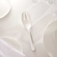 christofle infini serving fork silver plated