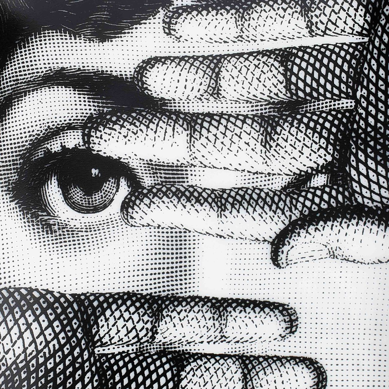 fornasetti tema e variazioni no 154 ashtray rectangular grey
