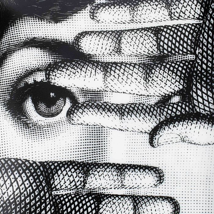 fornasetti tema e variazioni no 154 ashtray rectangular grey