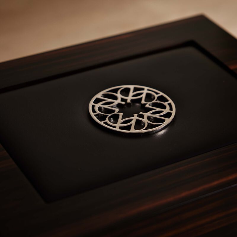 Elie Saab Cigar Humidor Ebony Ecusson giobagnara elie saab cigar humidor ebony ecusson