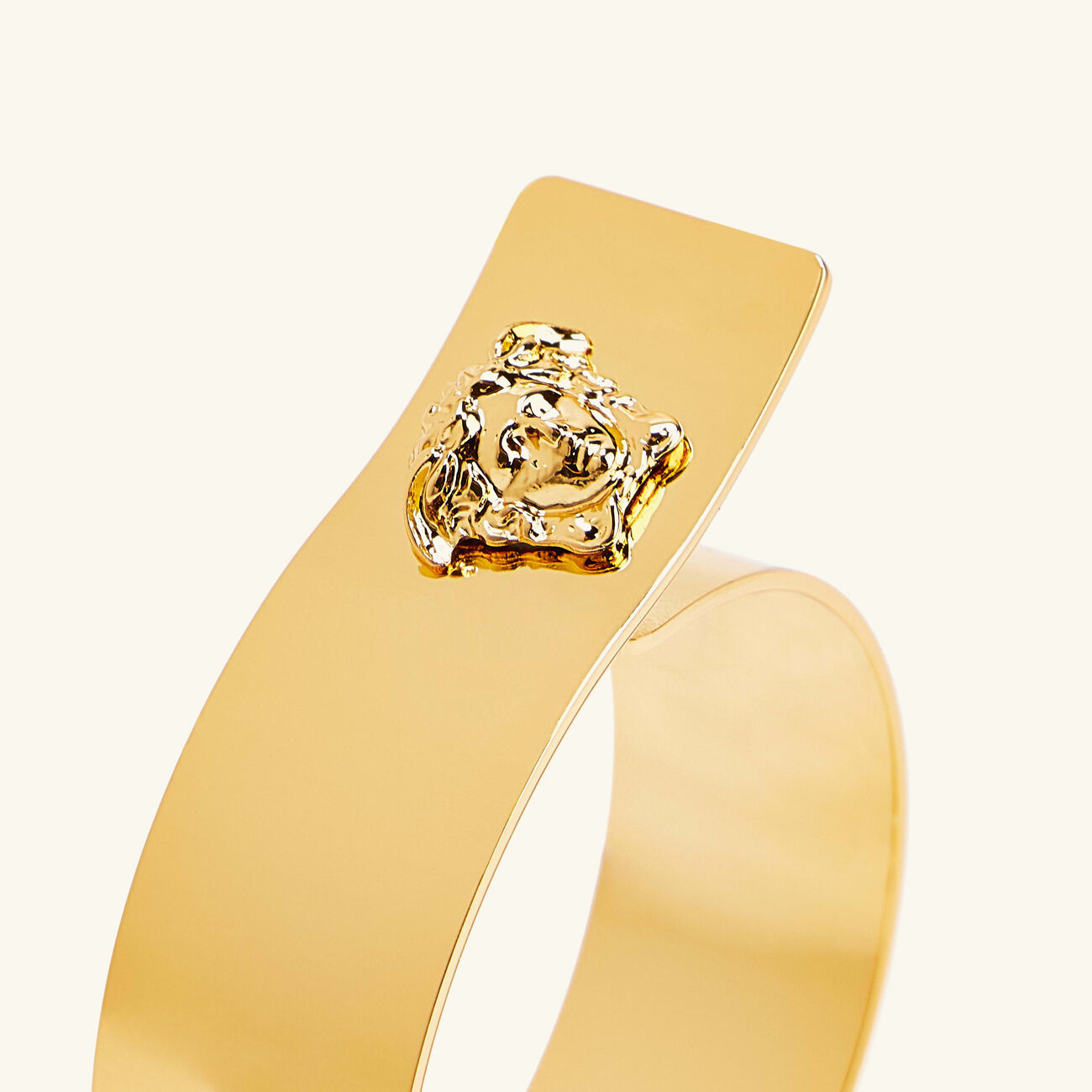versace medusa napkin ring gold set of 4
