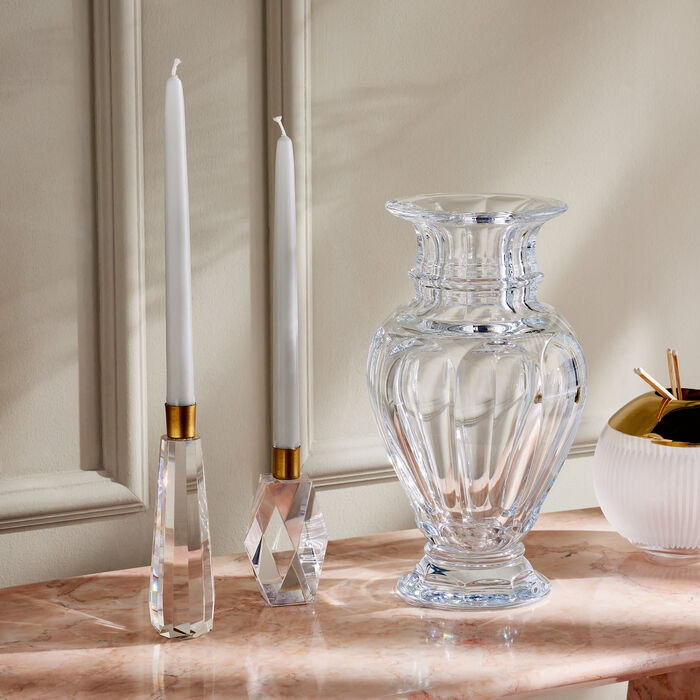 baccarat harcourt balustre vase medium clear