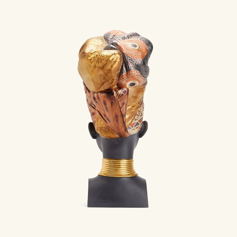 African Soul Sculpture Large Black lladro african soul sculpture large black
