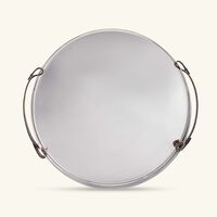 ralph lauren home wyatt serving tray round medium silver