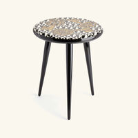 fornasetti chiavi e losanghe stool pattern