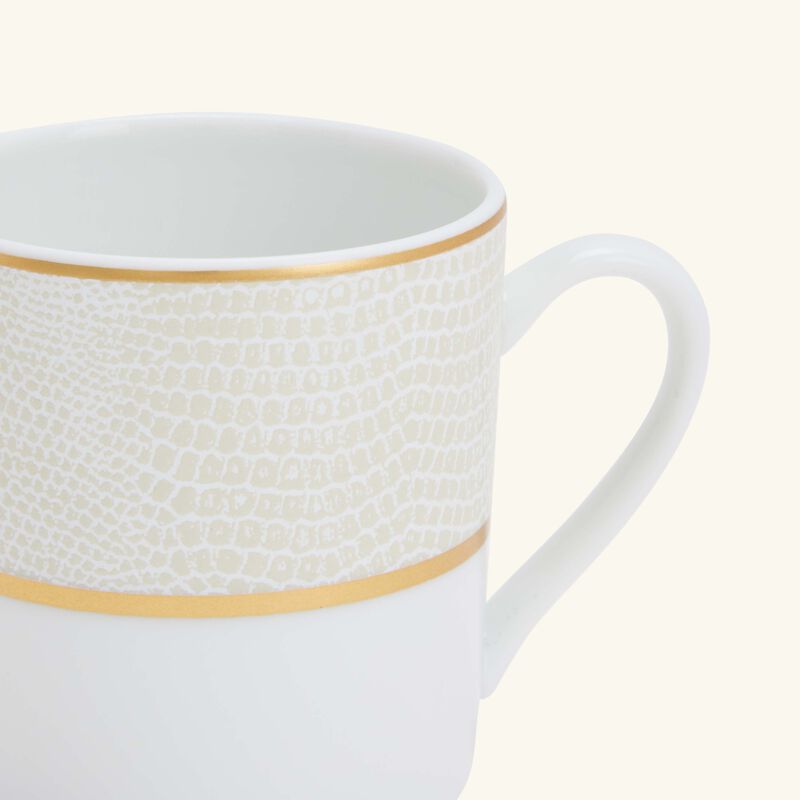 Sauvage Blanc Tea Cup & Saucer Gold bernardaud sauvage blanc tea cup saucer gold