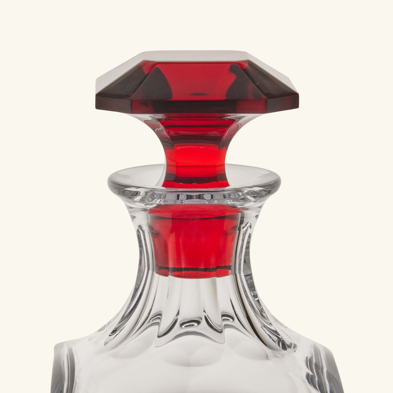 baccarat harcourt decanter red