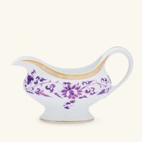 bernardaud prunus gravy boat purple