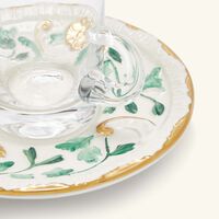 Taormina Arabic Tea Cup & Saucer Green villari taormina arabic tea cup saucer green