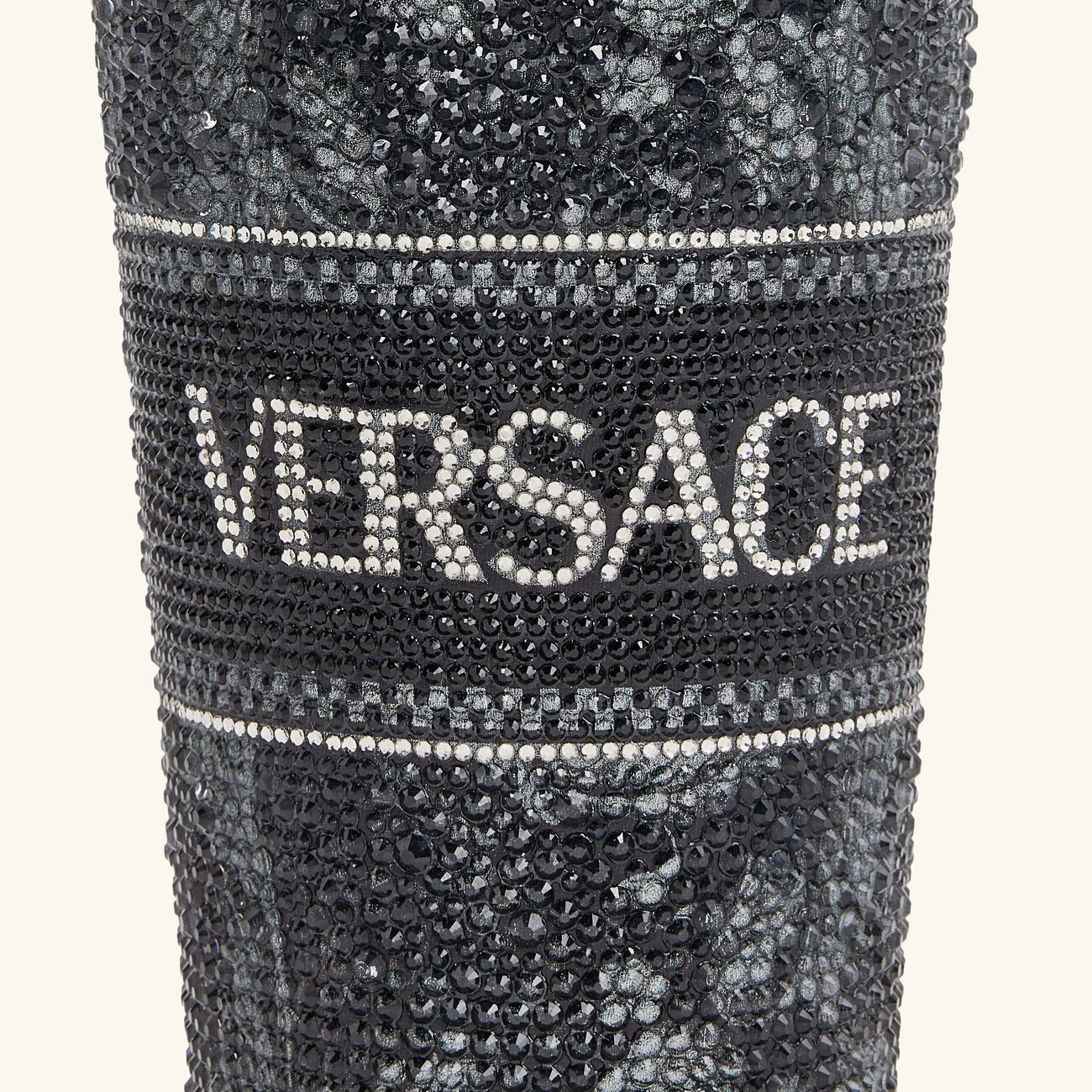 versace barocco crystal travel cup black