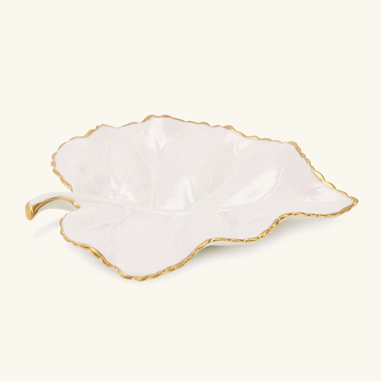 Autumn Mulberry Leaf Trinket Tray Small Pink villari autumn mulberry leaf trinket tray small pink