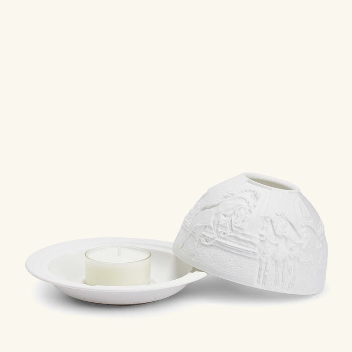 bernardaud revesrie equestre lithophanie