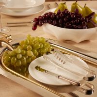christofle fidelio serving tong silver plated