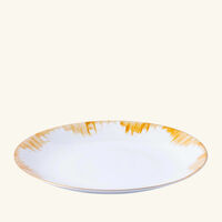 marie daage iris gold dinner plate round gold 26cm