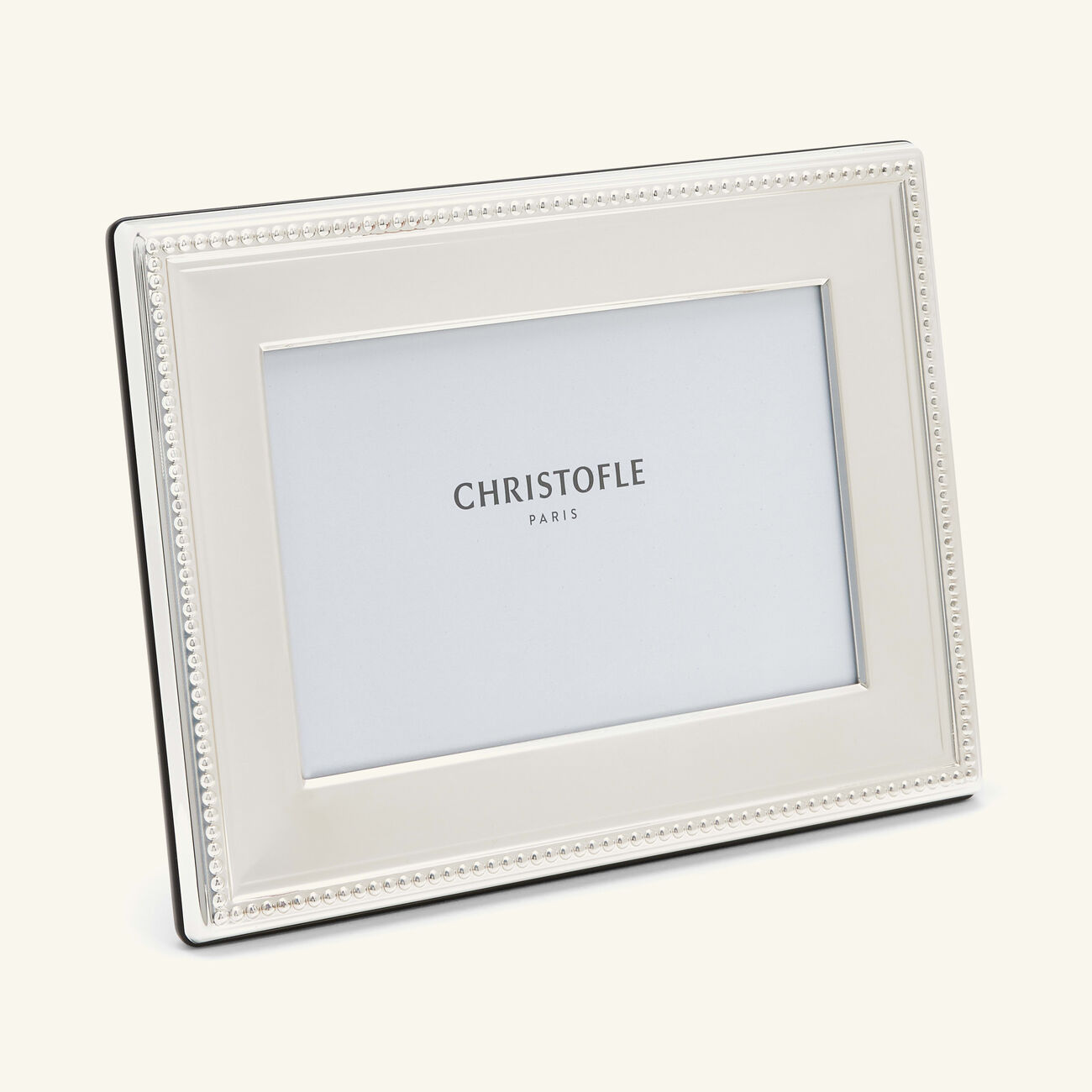 christofle perles picture frame silver plated 10x15cm
