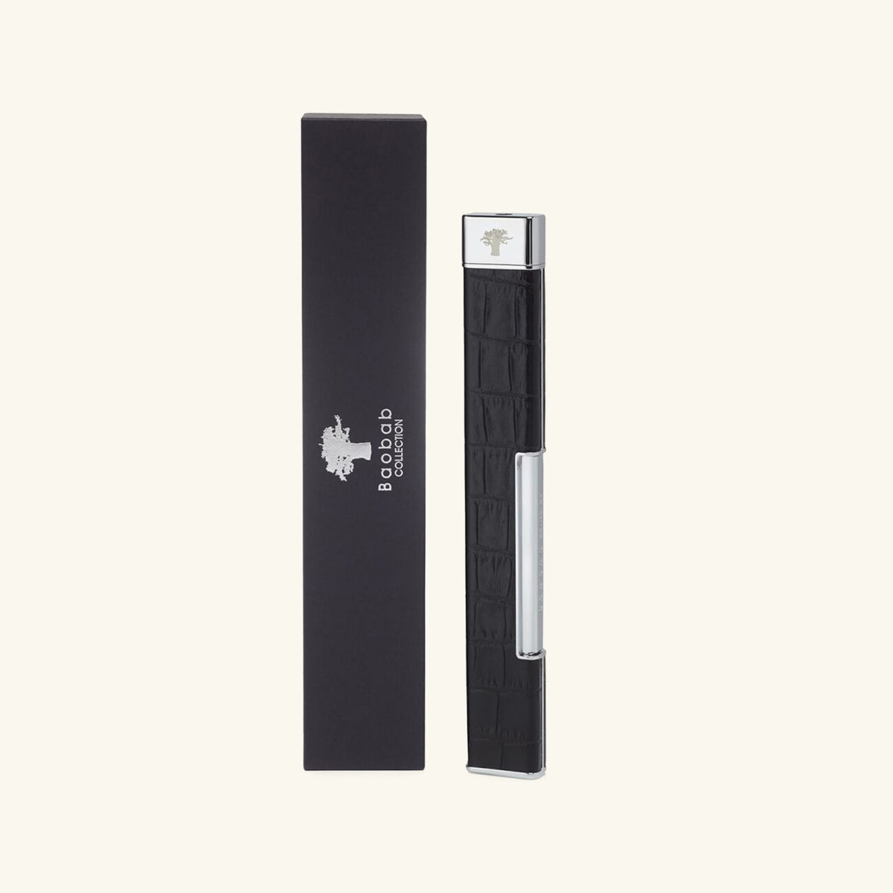 baobab collection croco lighter black