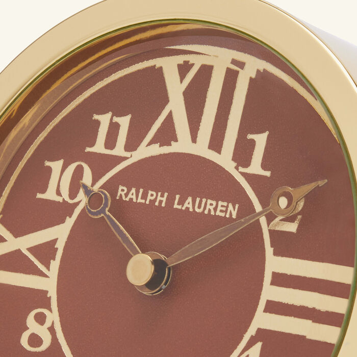 ralph lauren home brennan clock brown