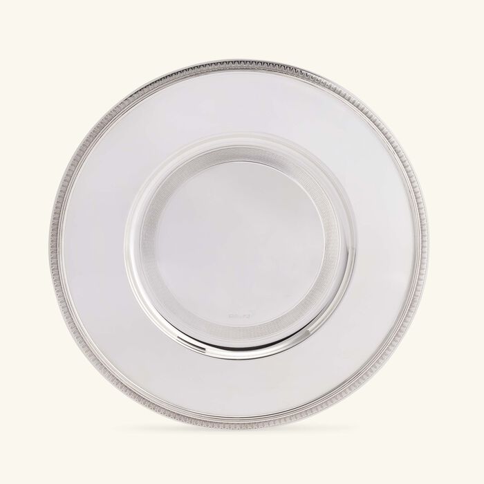 christofle malmaison charger plate round silver plated 33cm