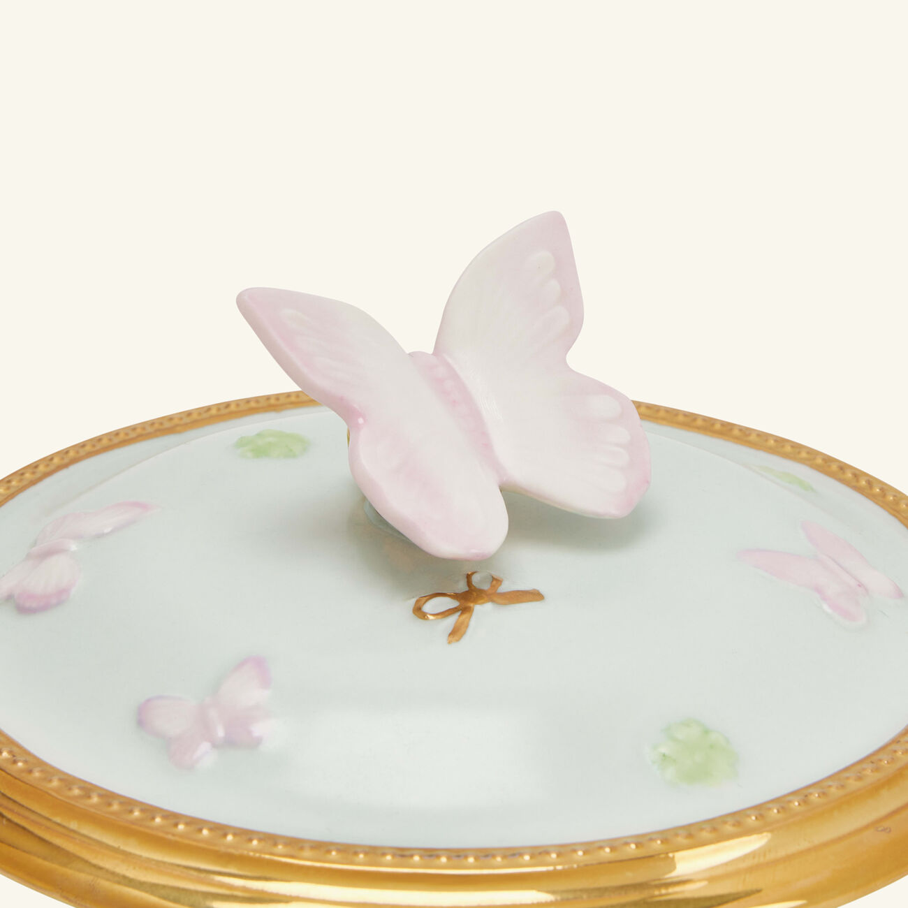 villari butterfly trinket box blue