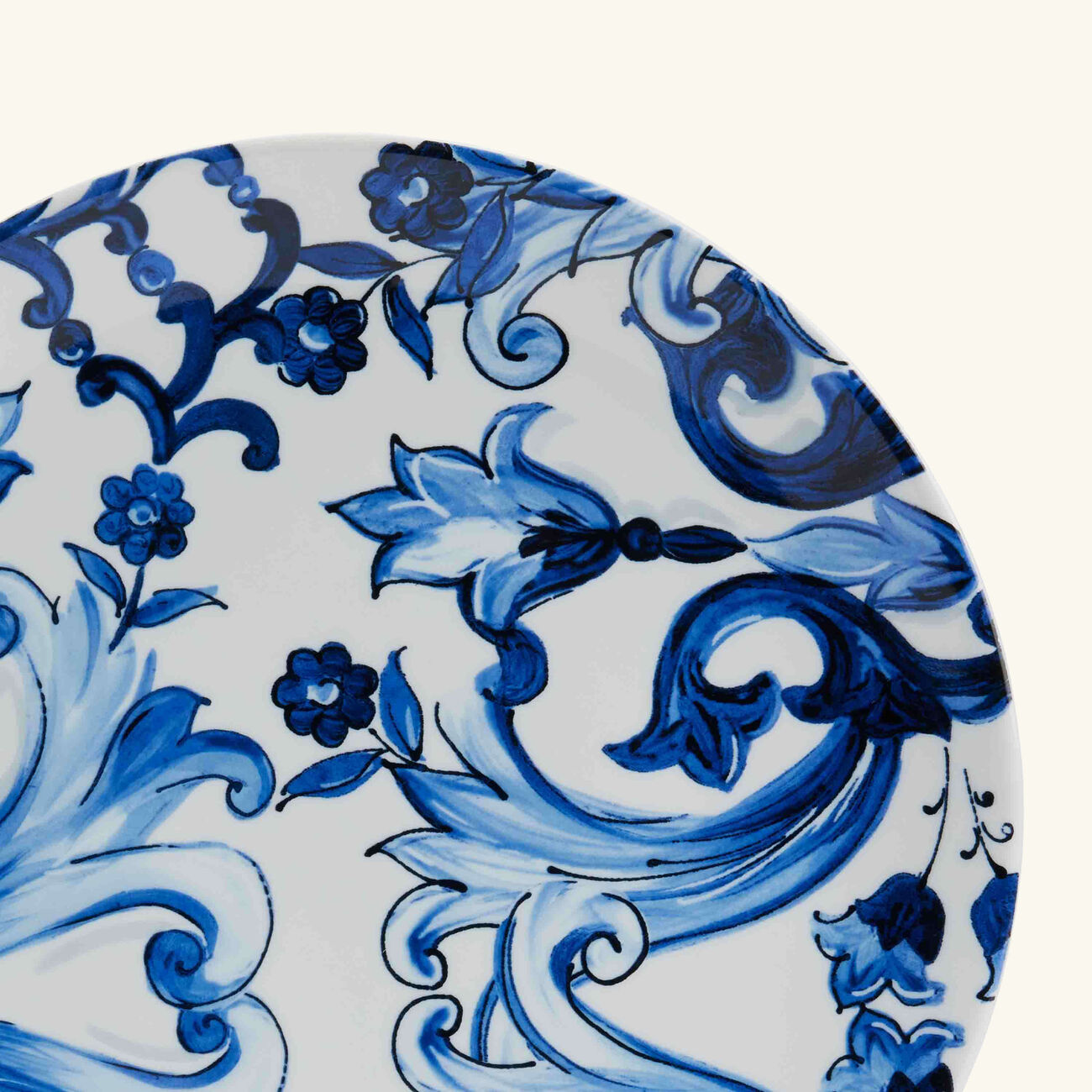 dolce gabbana casa blu mediterraneo charger plate round 31cm