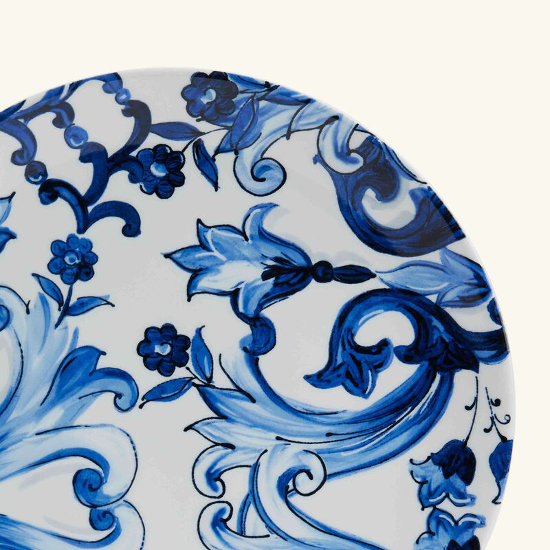 dolce gabbana casa blu mediterraneo charger plate round 31cm