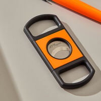 st dupont guillotine cigar cutter orange