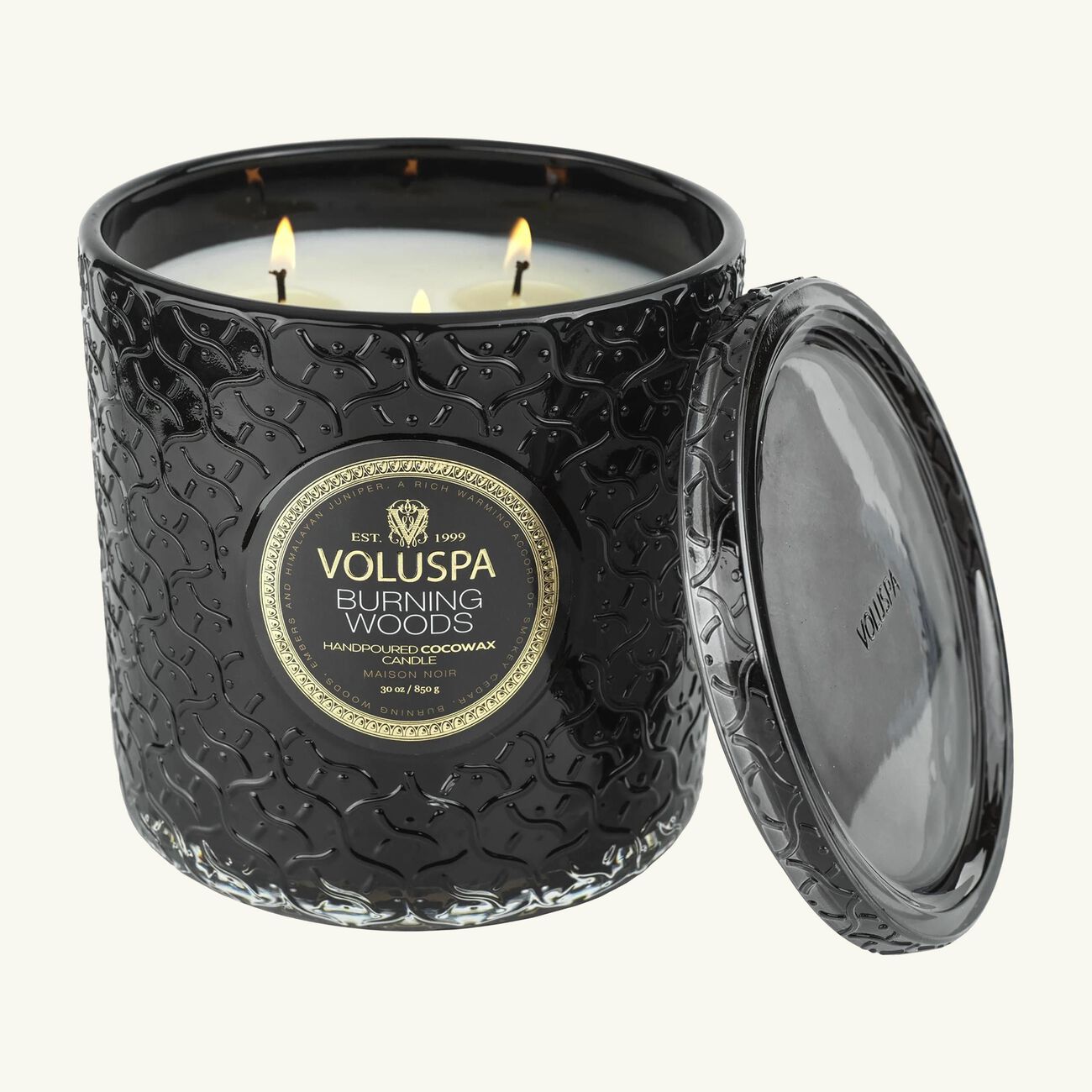 voluspa burning woods candle
